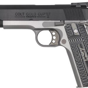 COLT GOLD CUP LITE 38 SUPER - TWO-TONE RED FIBER OPTIC G10