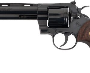 COLT PYTHON 357MAG 6" 6RD - BLUED WALNUT GOLD MEDALLION