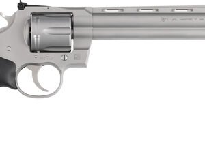 COLT PYTHON 357MAG 8" 6RD - MATTE STAINLESS HOGUE GRIPS