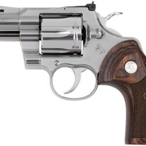 COLT PYTHON 357MAG 3" 6RD - STAINLESS WALNUT GRIPS