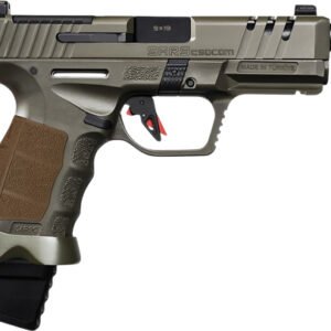 SAR SAR9 COMPACT SOCOM COMP 9M - 4.7" BBL 15/21 RD MAG SF GREEN
