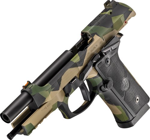 BERETTA 92XI SAO FS 9MM 4.7" - 15RD SPLINTER CAMO 2 MAGS - Image 2