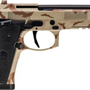 BERETTA 92XI SAO FS 9MM 4.7" - 10RD DESERT DPM CAMO 2 MAGS