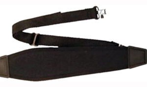 GROVTEC PREMIUM PADDED SLING - 48"X1" NYLON BLACK W/SWIVELS
