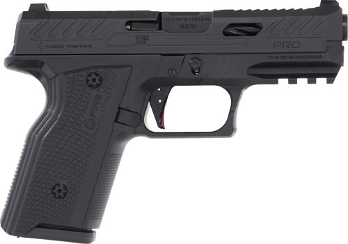 FUSION XF PRO 9MM 4" 10RD - BLACK OPTIC READY/GLOCK MAGS