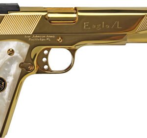 IVER JOHNSON EAGLE XL - 45ACP 6" 24K GOLD WHITE PEARL
