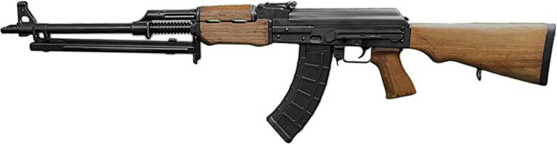 ZASTAVA M72 RPK RIFLE 7.62X39 - 1-30RD 21" BBL. BIPOD WOOD STK - Image 2
