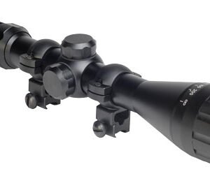 HATSAN OPTIMA 3-9X40 AO AIRGUN - SCOPE W/RINGS & CAPS