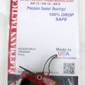 ELFTMANN TRIGGER AR-15 MATCH - PRO CURVED FNGR ADJ 2.75-4LBS