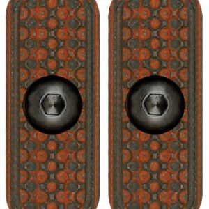 MI LEVER STOCK G10 M-LOK PANEL - RED/BLACK 2-PACK