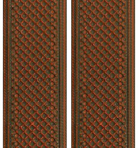 MI LEVER ACTION G10 STRAIGHT - GRIP PANEL RED / BLACK