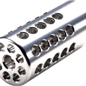 TACSOL COMPENSATOR 1" 22LR - 1/2X28 TPI SILVER