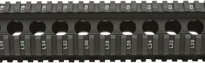 BCM RAIL PICATINNY FREE FLOAT - 12" BLACK FITS AR-15