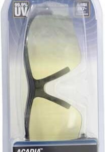 HOWARD LEIGHT ACADIA GLASSES - BLACK FRAME/AMBER LENS