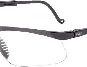 HOWARD LEIGHT GENESIS GLASSES - BLACK FRAME/CLEAR LENS