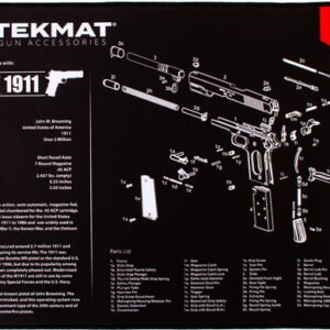 TEKMAT ARMORERS BENCH MAT - ULTRA 15"X20" 1911 BLACK