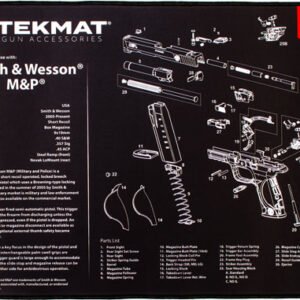 TEKMAT ARMORERS BENCH MAT - ULTRA 15"X20" S&W MP BLACK