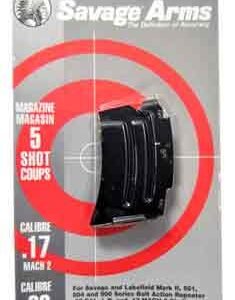 SAVAGE MAGAZINE MKII SERIES - .22LR/.17HM2 5RD BLUED