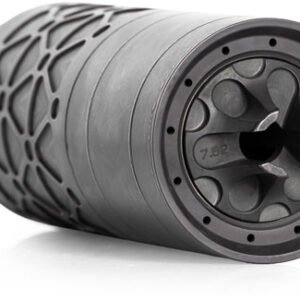 RUGGED SUPPRESSORS AXIAL 762 - M2 BRAKE & HIDER CAP R.U.M BLK