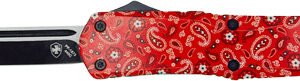 TEMPLAR KNIFE SMALL OTF RED - BANDANA 2.75" BLACK TANTO