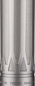 DEAD AIR SILENCERS NOMAD TI XC - 7.62MM XENO ADAPTER SILVER