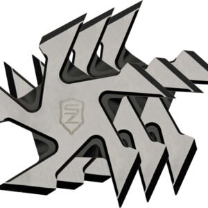 SZCO SIERRA ZULU 4" BUZZSAW - THROWING STAR SET 3PACK W/SHTH