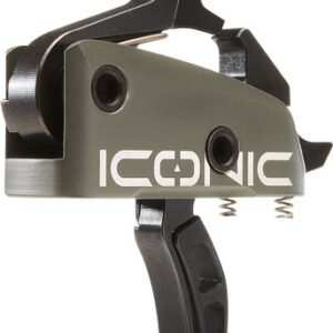 RISE TRIGGER ICONIC GREEN - 2-STAGE 1.25/1.75 AR-15 W/PINS