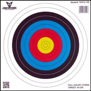 30-06 OUTDOORS PAPER TARGET - ARCHERY 10-RING 17"X17" 100CT