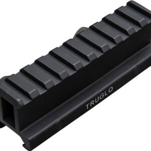 TRUGLO 1-PIECE PICATINNY RISER - MOUNT 1" RISE 4" LENGTH