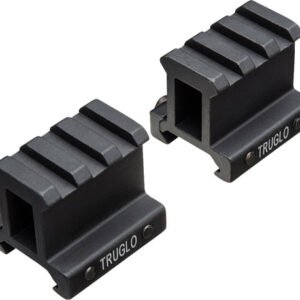 TRUGLO 2-PIECE PICATINNY RISER - MOUNT 1" RISE 1.36" LENGTH