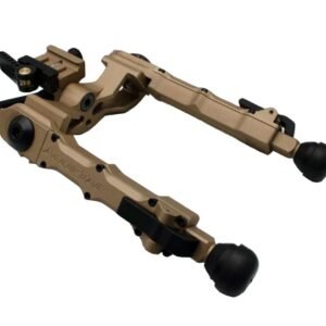 ACCU-TAC BIPOD WIDE BODY RIFLE - 7.5" MAX HEIGHT PICATINNY TAN
