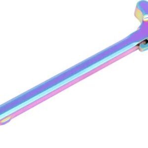 GUNTEC AR15 CHARGING HANDLE - MATTE RAINBOW PVD COATED