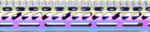 GUNTEC ULTRA LIGHT HANDGUARD - 15" M-LOK RAINBOW PVD