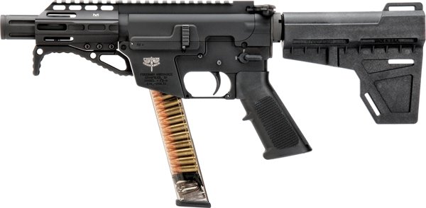 FREEDOM ORDNANCE FX9 PISTOL - 9MM 4.5" 31RD M-LOK BRACE - Image 2