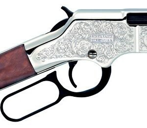 HENRY H4 SILVER EAGLE 22S/L/LR - 20" OCTAGON WALNUT ENGRAVED