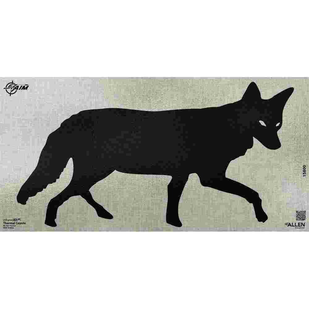 Allen EZ Aim Thermal ID Coyote Paper Target 24"x12" Grey