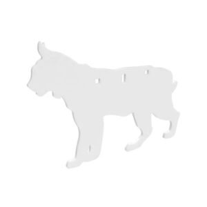 Birchwood Casey AR500 3/8" Steel 1 Hole Animal Silhouette Target - Bobcat 1/ct