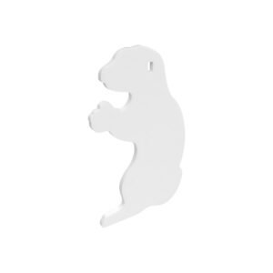 Birchwood Casey AR500 3/8" Steel 1 Hole Animal Silhouette Target - Gopher 1/ct