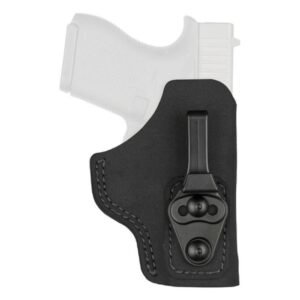 Bianchi #6T Waistband Tuckable Holster Black LH Size 15 for Glock 43 Shield LC9/LC9S