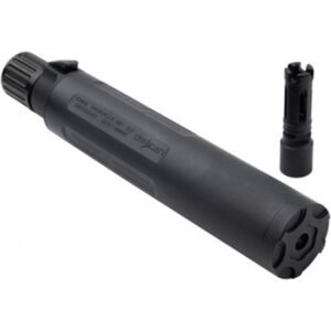CMMG Defcan 57 Direct Thread Suppressor 5.7x28mm/4.6x30mm 1/2x28 Black