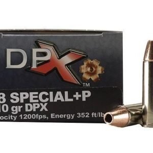COR-BON Handgun Ammunition .38 Spl (+P) 110 gr DPX 1050 fps 20/box