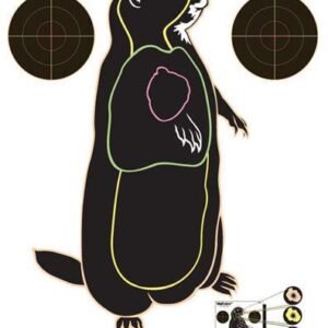 Champion VisiColor High-Visibility Paper Targets Prairie Dog 11" X 16" 10/Pack