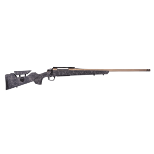 CVA Cascade LR Hunter Rifle 6.5 PRC 4rd Magazine 24" 5/8x24 Threaded Barrel Black with Smoke Bronze Web