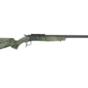 CVA Scout V2 TD Rifle .450 Bushmaster Single Shot 25" Sniper Grey Cerakoted Threaded Barrel Camo Stock