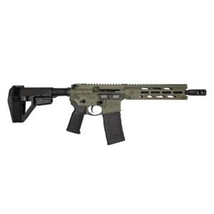 Diamondback DB15 Handgun .300 Blk 30rd Magazine 10.5" 5/8x24 Threaded Barrel OD Green with SBA5 Brace