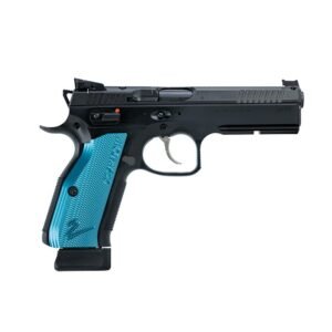 CZ Shadow 2 Optic Ready Handgun 9mm Luger 19rd Magazine 4.89" Barrel Black Frame Blue Grips