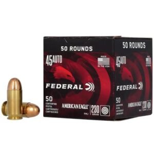 American Eagle Handgun Ammunition .45 ACP 230 gr FMJ 890 fps 1000/ct