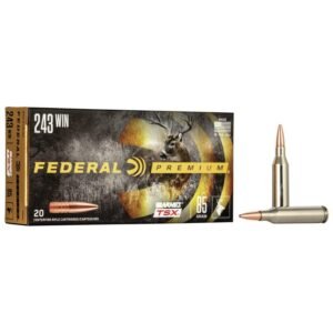 Federal Barnes TSX Rifle Ammunition .243 Win 85gr TSX 3200 fps 20/ct