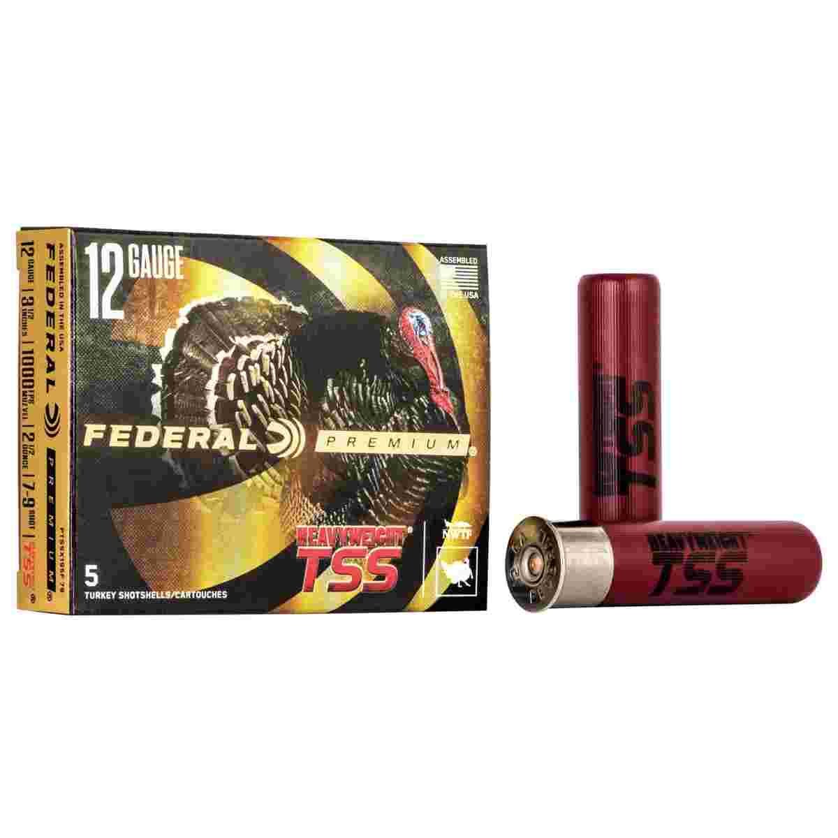 Federal Heavyweight TSS Shotshell 12ga 3-1/2" 2-1/2oz 1000 fps #7/9 5/ct