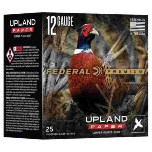 Federal Premium Upland Paper Shotshells 12ga 2-3/4" 1-1/4oz 1330 fps #5 25/ct